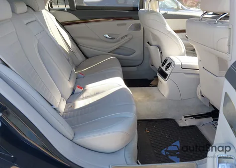 2015 Mercedes-Benz S 550 4Matic из США, поврежденный, VIN WDDUG8FB9FA070111